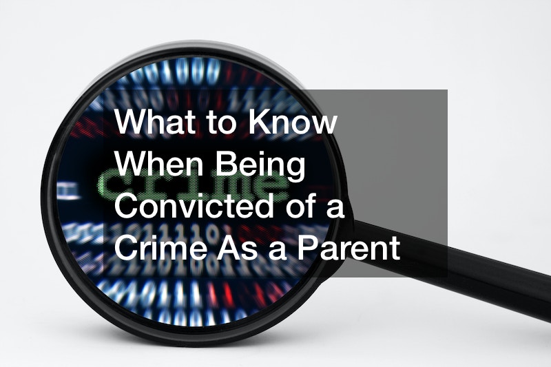 What to Know When Being Convicted of a Crime As a Parent